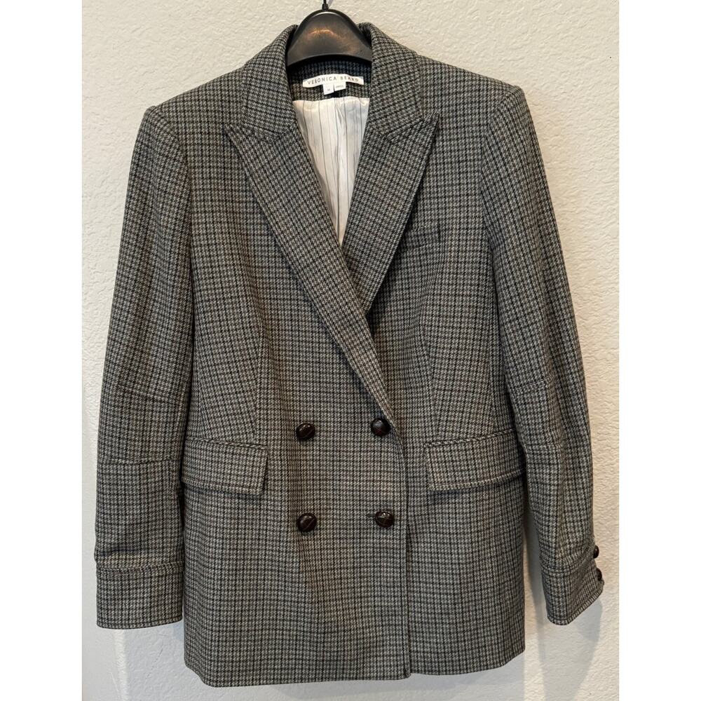 NEW Veronica Beard Pyle Dickey Wool Blend Jacket Size 14 - Picture 15 of 16